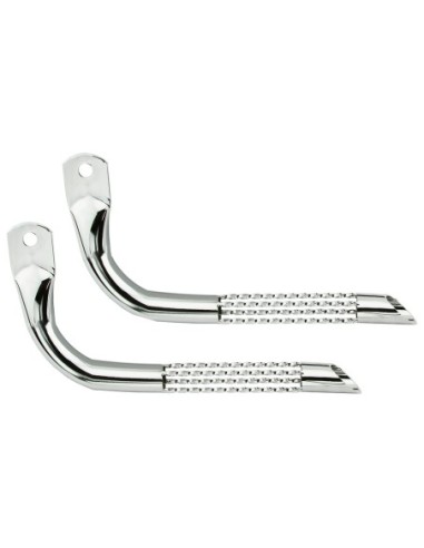 Quad Twisted Muffler Chrome.